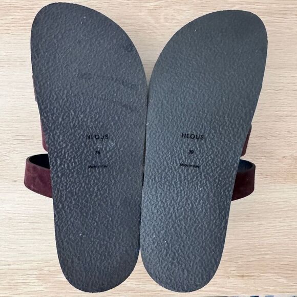 Neous Ibor Suede Slides 39 Chocolate - Picture 10 of 13